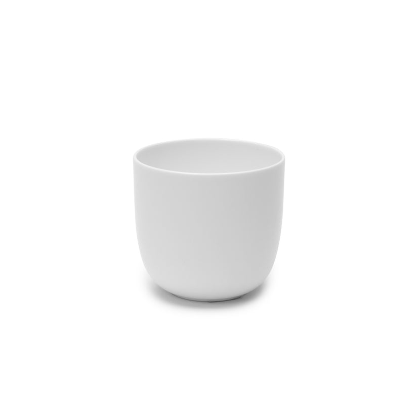 Base Coffee Cup W/O Handle Glazed White L 8 W 8 H 7.5 4/Box – Serax