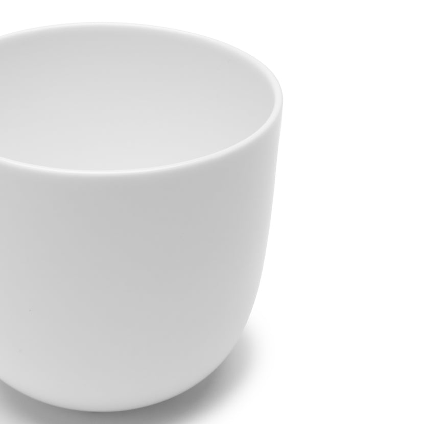 Serax Base koffiekop zonder oor geglazuurd wit 8 cm – koffieservies voor restaurant en koffiebar