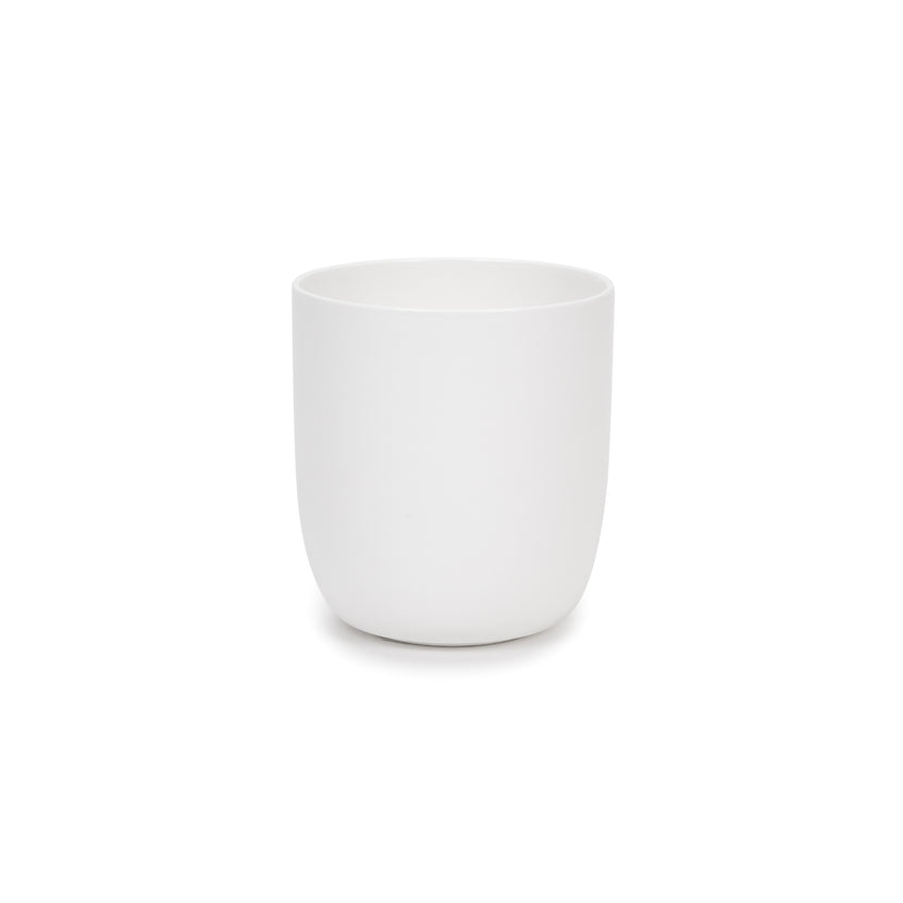 Base Tea Cup W/O Handle Glazed White L 8 W 8 H 9 cm 4/Box – Serax