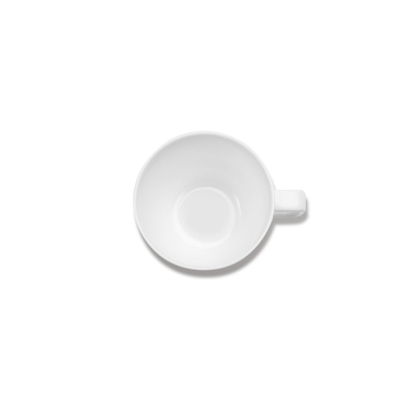 Serax Base koffiekop wit geglazuurd – zijaanzicht van het witte kopje voor de horeca