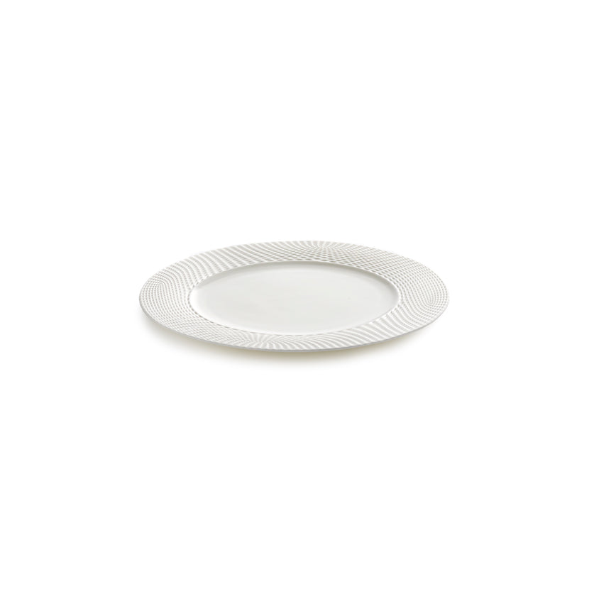Nido Plate S White L 18 W 18 H 1.2 cm 4/Box – Serax