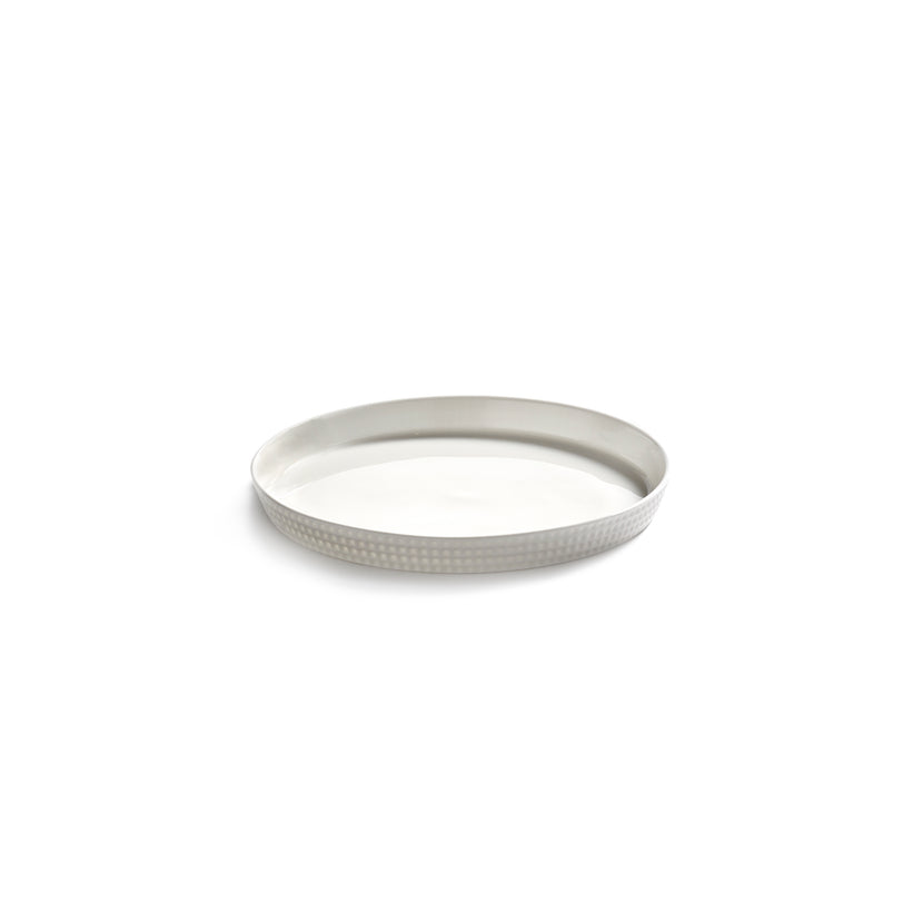 Nido Plate Raised Edge M White L 16 W 16 H 1.6 cm 4/Box – Serax