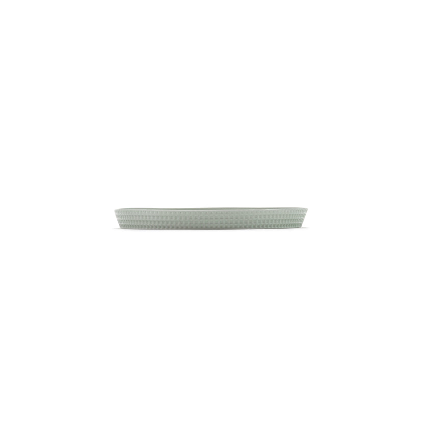 Serax Nido bord opstaande rand groen 16 cm – dessertbord voor de horeca