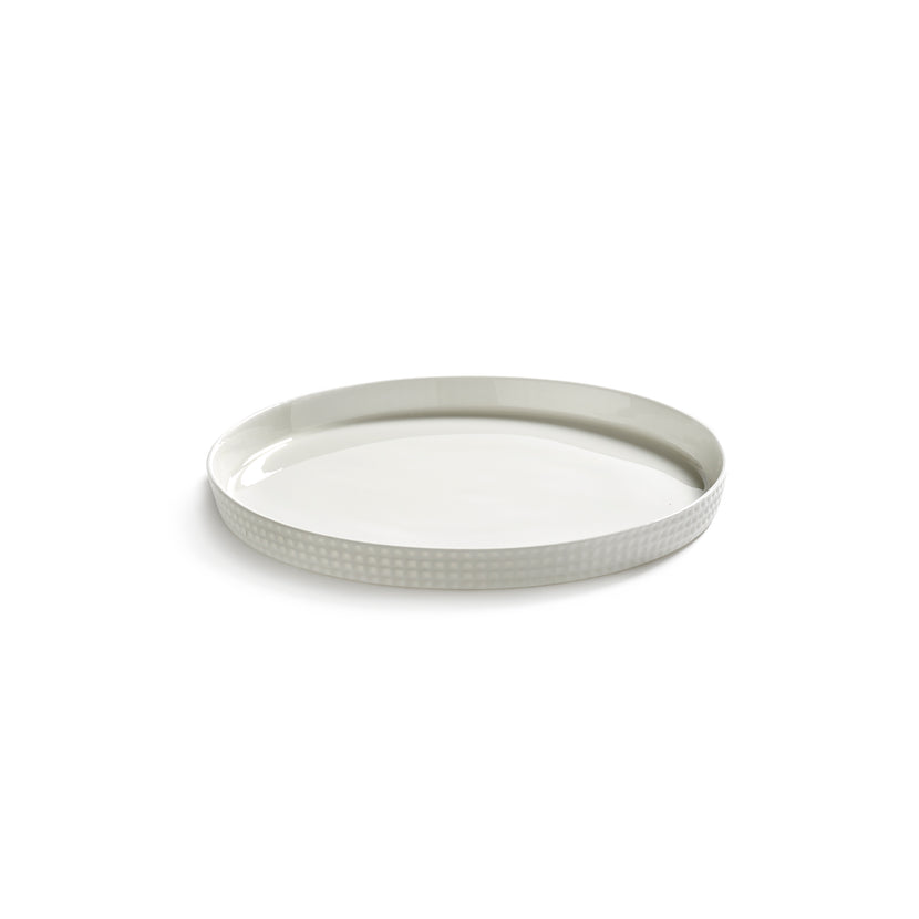 Nido Plate Raised Edge L White L 20 W 20 H 1.7 cm 4/Box – Serax
