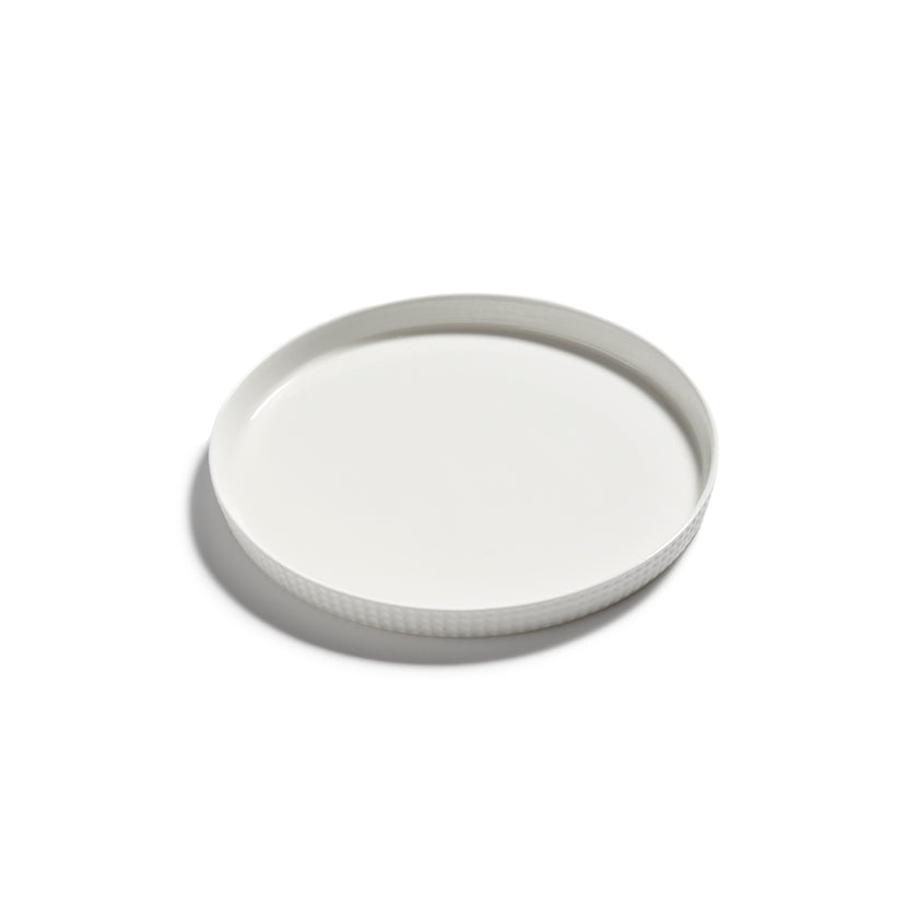 Serax Nido bord opstaande rand wit 20 cm – serviesbord voor lunch in de horeca