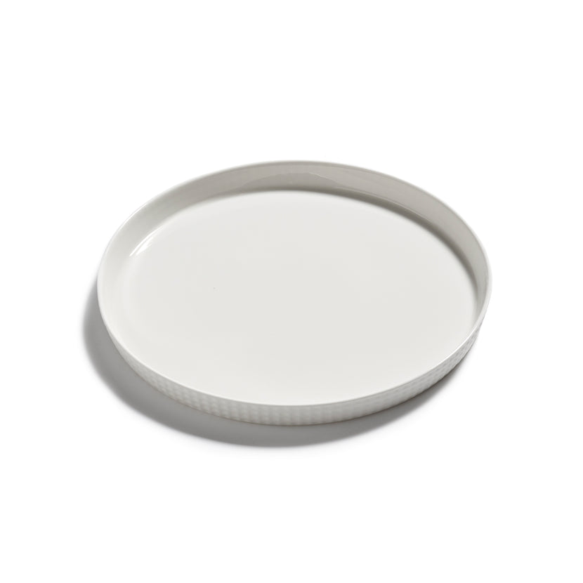 Nido Plate Raised Edge Xl White L 24 W 24 H 1.9 cm 4/Box – Serax
