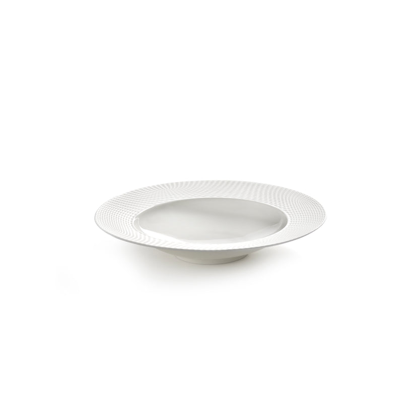 Nido Deep Plate S White L 18 W 18 H 3.2 cm 4/Box – Serax
