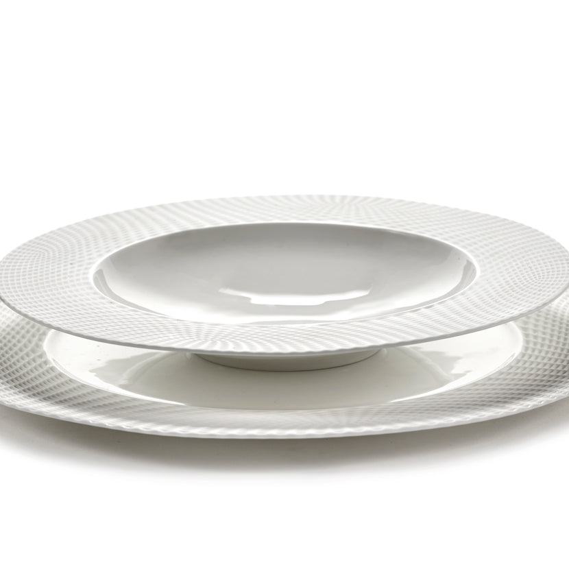 Serax Nido diep bord M wit 24x24x4,3 cm – soepbord voor hotel en restaurant