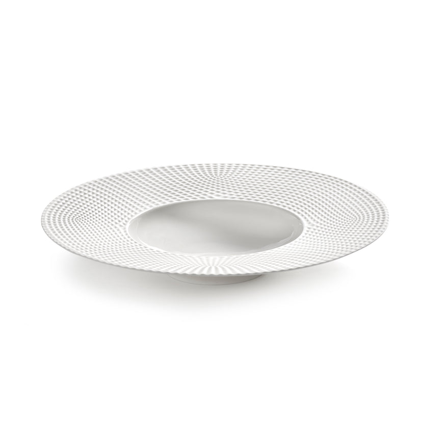 Nido Deep Plate Wide Edge White L 28 W 28 H 5 cm 2/Box – Serax