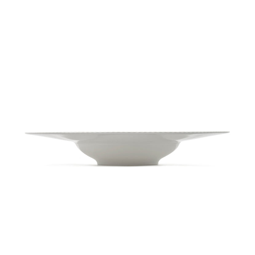 Serax Nido diep bord brede rand wit 28 cm – wit pastabord voor restaurant en horeca