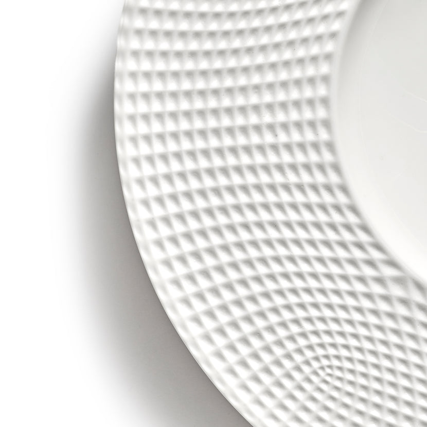 Serax Nido diep bord met brede rand wit – wit servies voor hotel en catering
