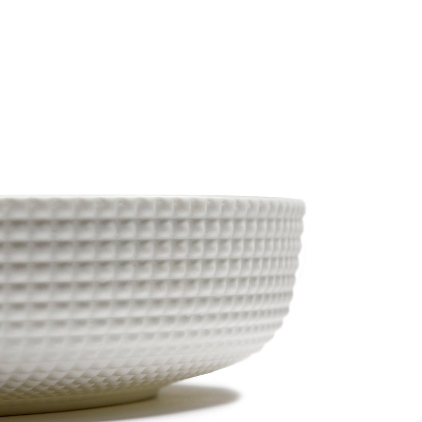 Serax Nido serveerschaal rond wit H 4,5 cm – serveerbord voor fine dining en hotel
