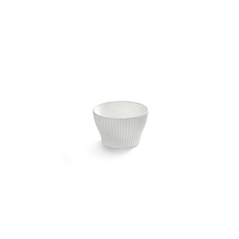 Serax Nido kom °2 S wit 8 x 8 x 5 cm – klein keramisch schaaltje voor amuses in de horeca