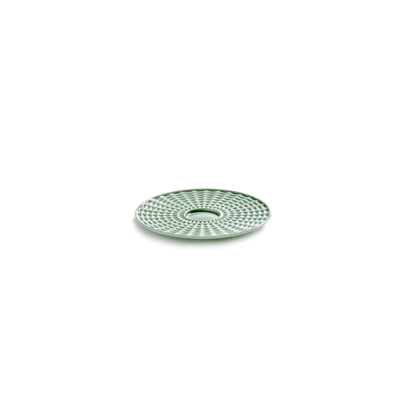 Serax Nido schotel voor koffiekop groen Ø 11,5 cm – koffieservies voor restaurant en bar