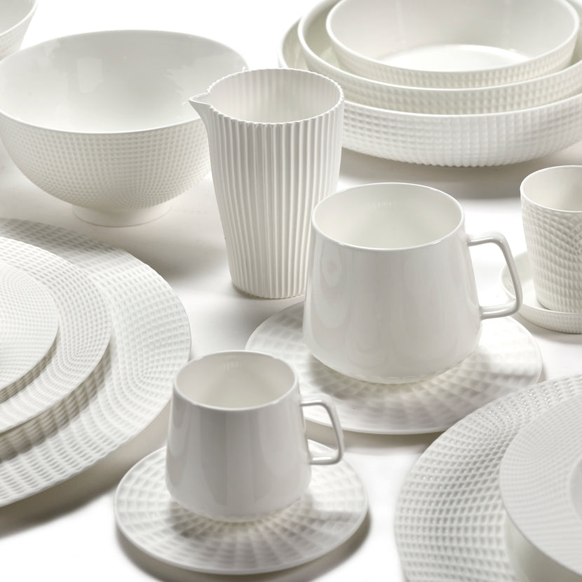 Serax Nido cappuccinokop wit 8,5 cm – wit koffieservies voor hotel en koffiebar