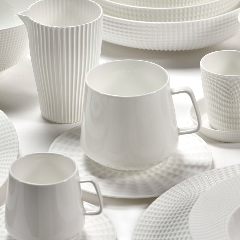 Serax Nido cappuccinokop wit – wit kopje met oor voor cappuccino in restaurants