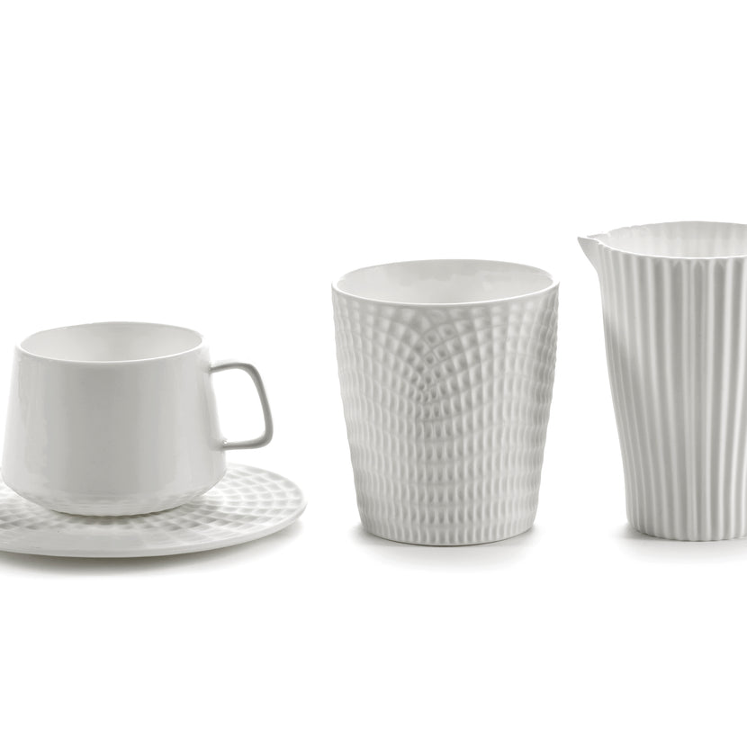 Serax Nido cappuccinokop wit – wit kopje voor koffie in café en fine dining