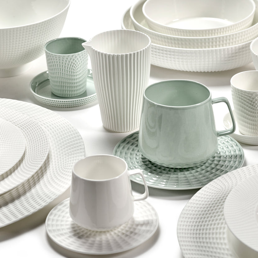 Serax Nido cappuccinokop groen – groene koffiekop voor bistro en fine dining