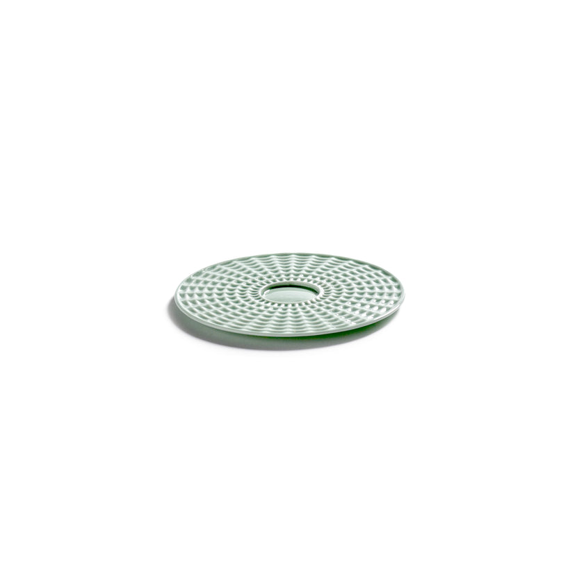 Nido Saucer Cappuccino Cup Green L 13.8 W 13.8 H 0.1 4/Box – Serax