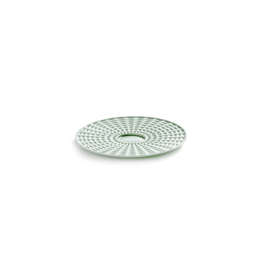 Nido Saucer Tea Cup Green L 14.5 W 14.5 H 0.1 cm 4/Box – Serax