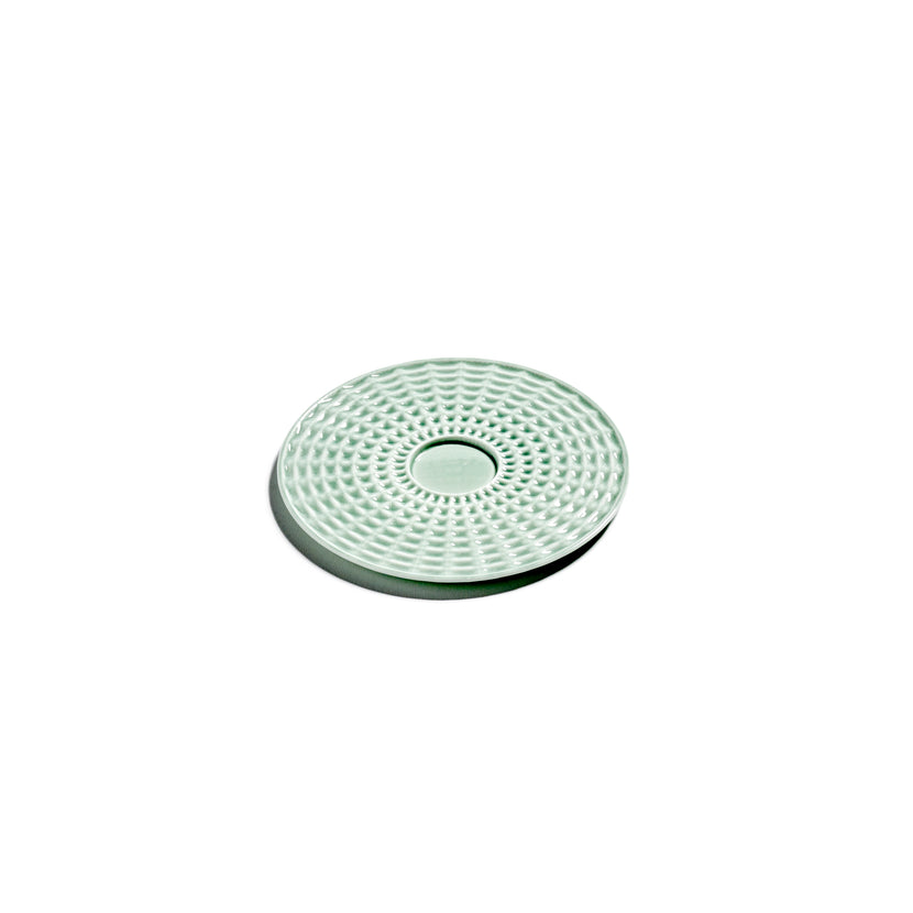 Serax Nido schotel theekop groen 14,5 cm – groen theeservies voor café en hotel