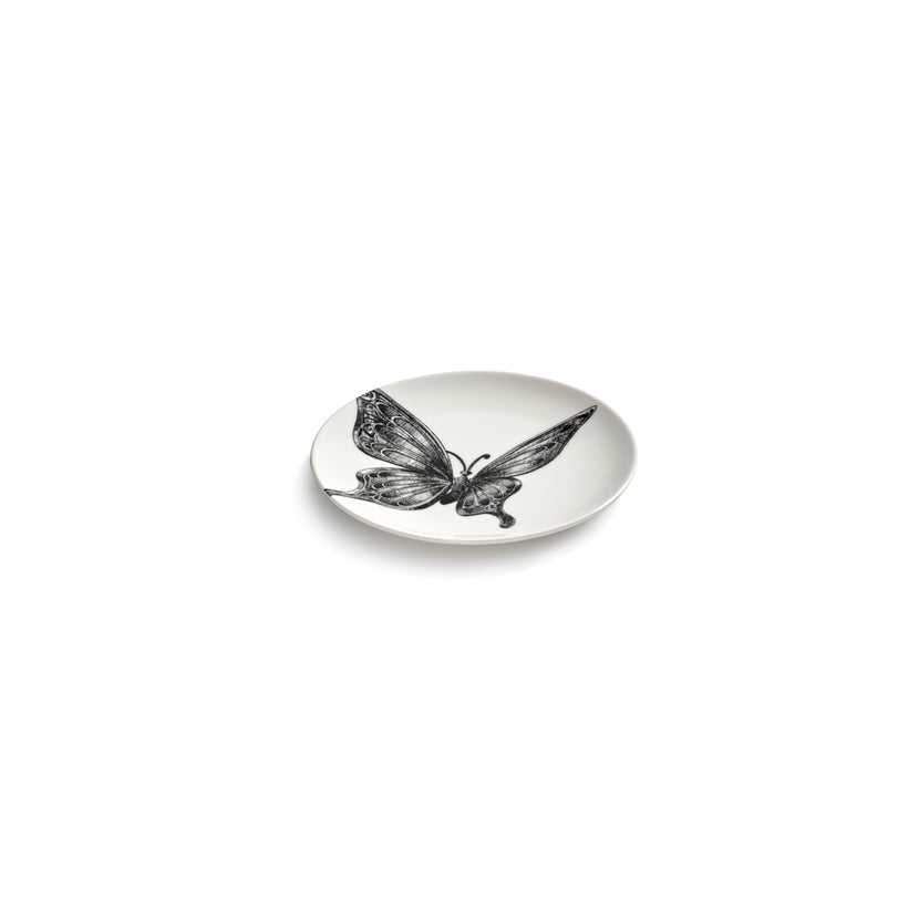 Serax Tomorrowland broodbord Butterfly – porseleinen bordje met vlinderdecor voor de horeca
