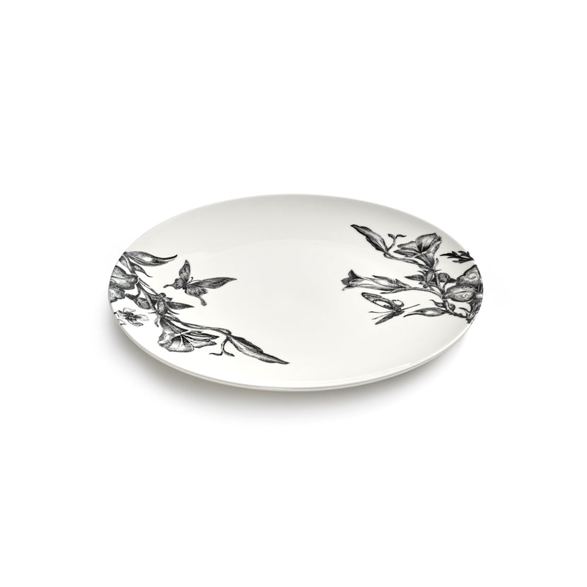 Serax Tomorrowland bord M Magical Blossom – porseleinen dinerbord met bloemendecor voor restaurants