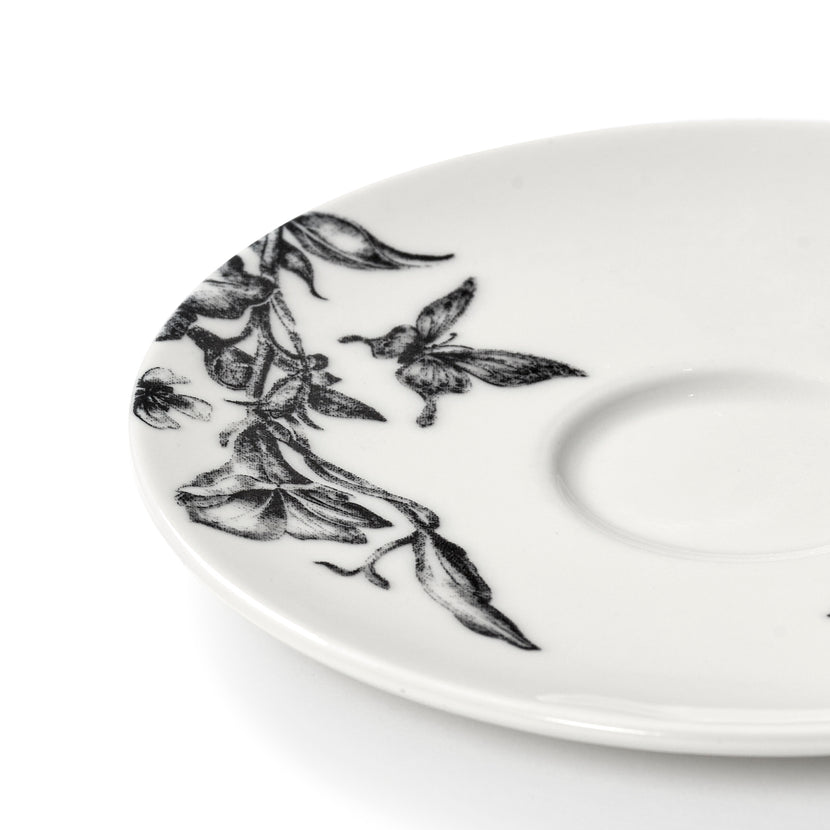 Serax Tomorrowland schotel espressokop Magical Blossom – detailfoto van het bloemendessin