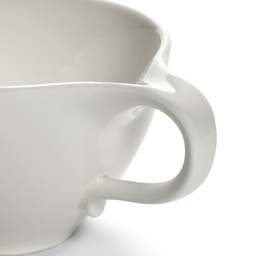 Serax Tomorrowland cappuccinokop Butterfly – detailfoto van de vlinderprint op porselein