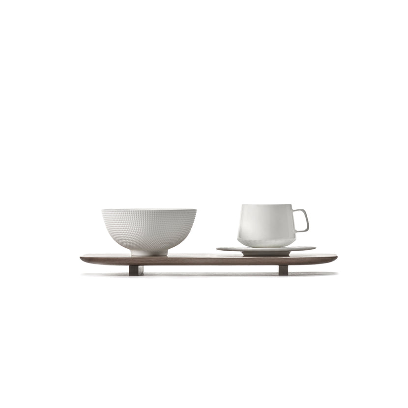 Serax Nido serveerplank walnoot 24x12 cm – houten presenteerplank voor de horeca