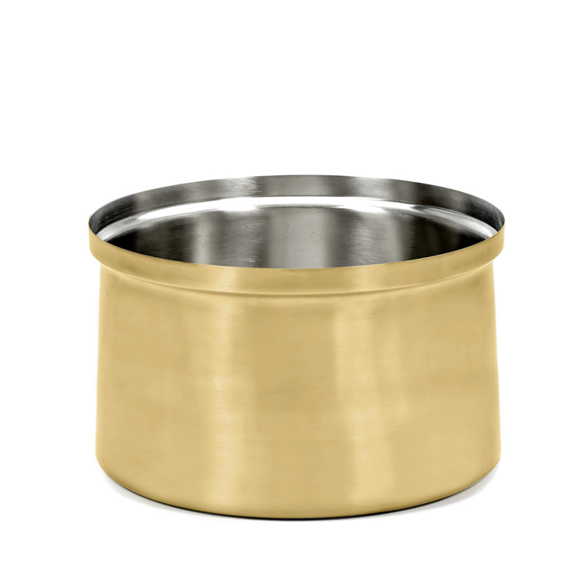 Serax ijsemmer XL goud – extra grote goudkleurige ijsemmer voor de horeca