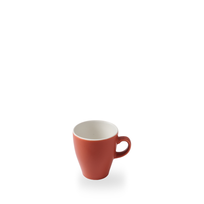 Churchill paprika Tulip koffiekop 340 ml – rood porseleinen kop in tulpvorm voor koffie