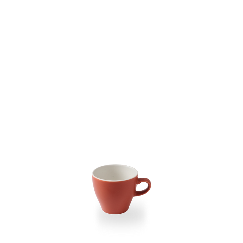 Churchill paprika Tulip koffiekop 170 ml – rood porseleinen kop in tulpvorm voor koffie
