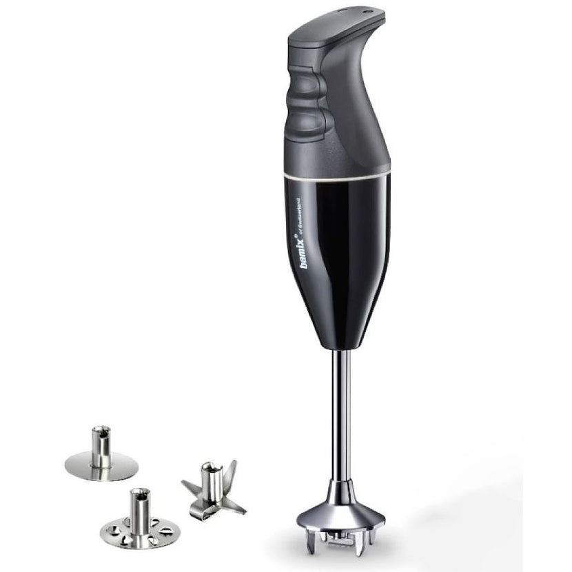 Bamix Classic staafmixer zwart 140 W – veelzijdige staafmixer voor keuken en horeca