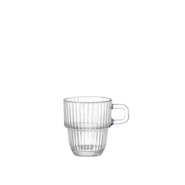 Rocco Bormioli Barshine espressokopje 89 ml – stapelbaar glaasje voor espresso