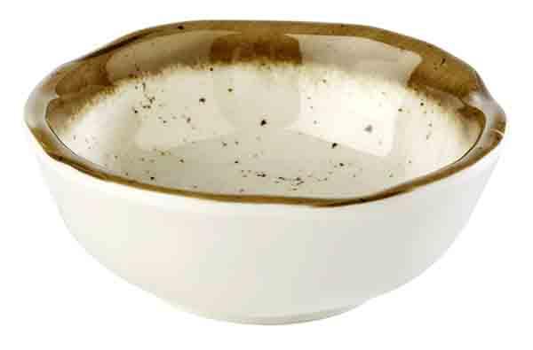 APS Stone Art schaaltje Ø 8 cm melamine – steenlook kommetje voor amuses en dips