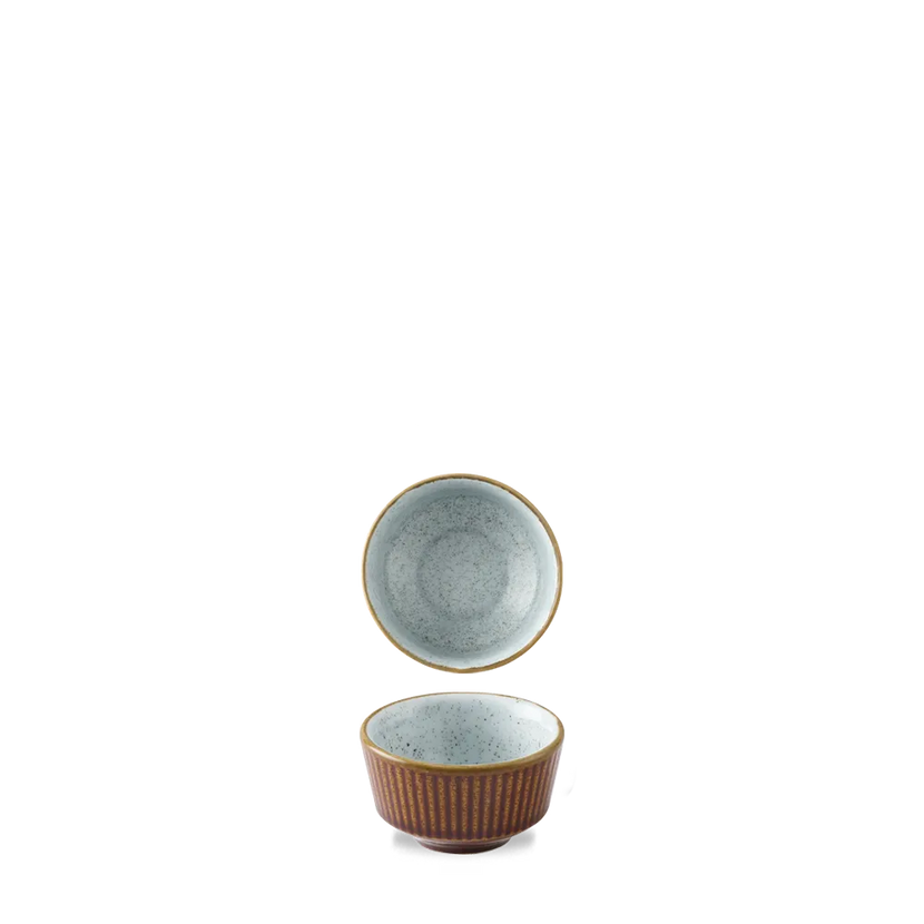 Churchill Cinnamon Duck Egg Kochi dipkommetje 57 ml – klein porseleinen sauskommetje voor restaurants
