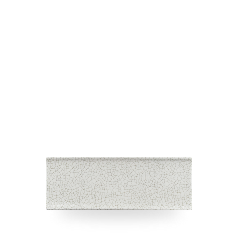 Churchill Viana Charcoal Grey serveerplank 25 x 9 cm – antracietgrijs porseleinen tapasplank
