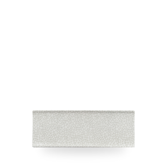 Churchill Viana Charcoal Grey serveerplank 25 x 9 cm – antracietgrijs porseleinen tapasplank