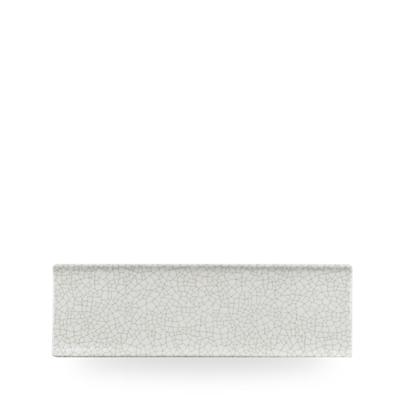 Churchill Viana Charcoal Grey serveerplank 30 x 9 cm – antracietgrijs porseleinen tapasplank