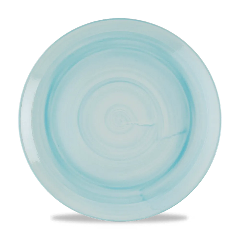 Churchill Stonecast Canvas Breeze coupe bord Ø 28,8 cm – groot lichtblauw bord voor horeca