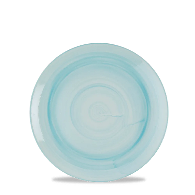 Churchill Stonecast Canvas Breeze coupe bord Ø 16,5 cm – klein lichtblauw bijzetbord voor restaurants