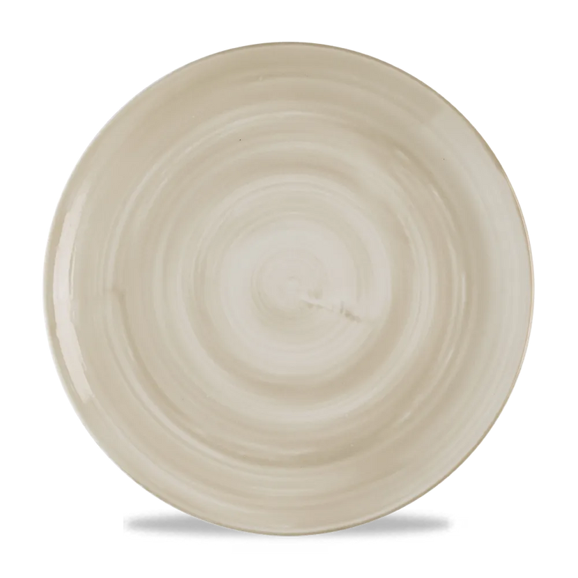 Churchill Stonecast Canvas Natural coupe bord Ø 28,8 cm – groot naturel bord voor horeca