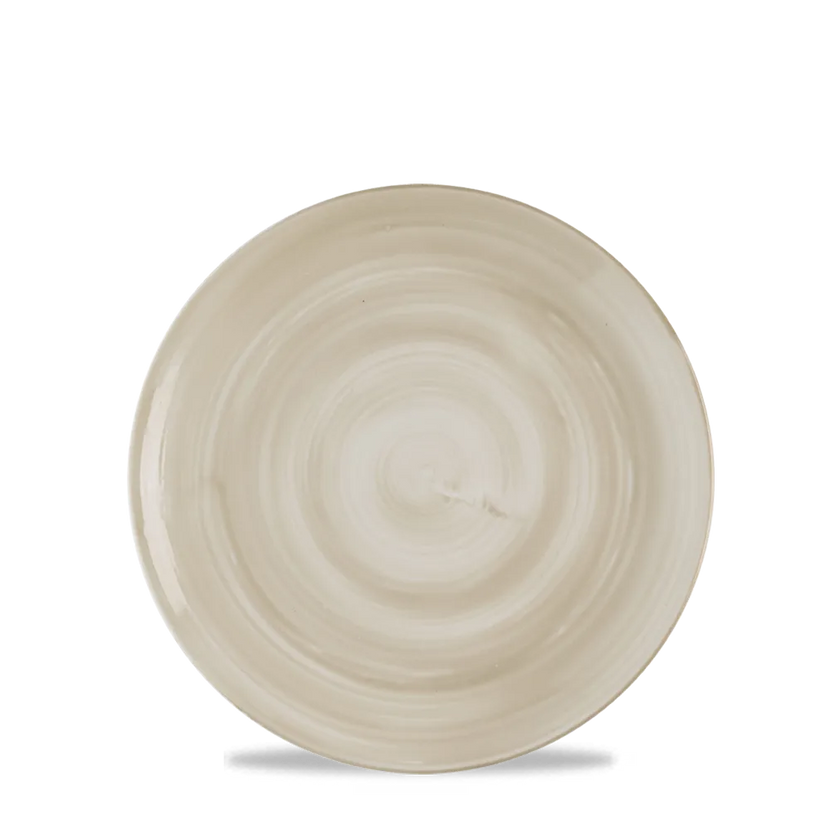 Churchill Stonecast Canvas Natural coupe bord Ø 16,5 cm – klein naturel bijzetbord voor restaurants