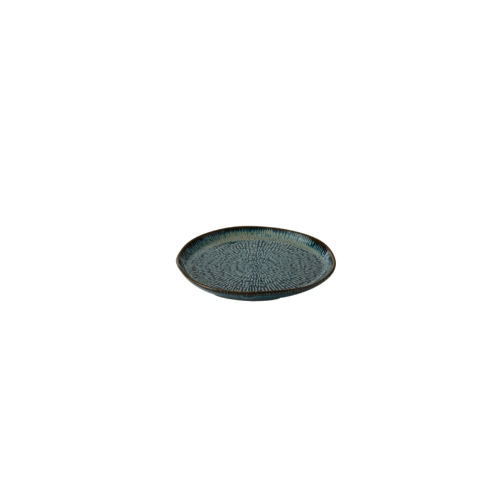 Churchill Cascade saffierblauw bord 22 cm – reactief geglazuurd porseleinen bord voor de horeca