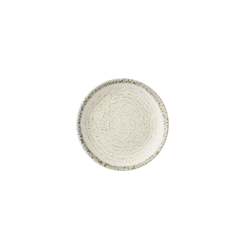 Churchill Cascade Taupe coupebord 16,5 cm – taupe porseleinen bordje voor desserts
