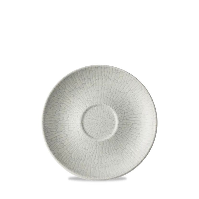 Churchill Delta Grey schotel Ø 15,6 cm – grijs stoneware schotel voor cafés en restaurants