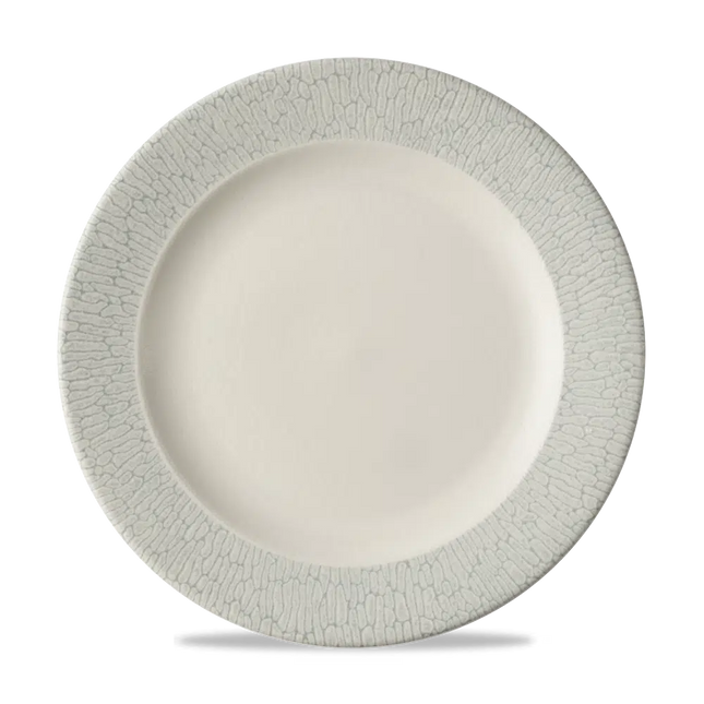 Churchill Delta Grey bord Ø 27,6 cm – grijs stoneware bord met reactief glazuur voor restaurants