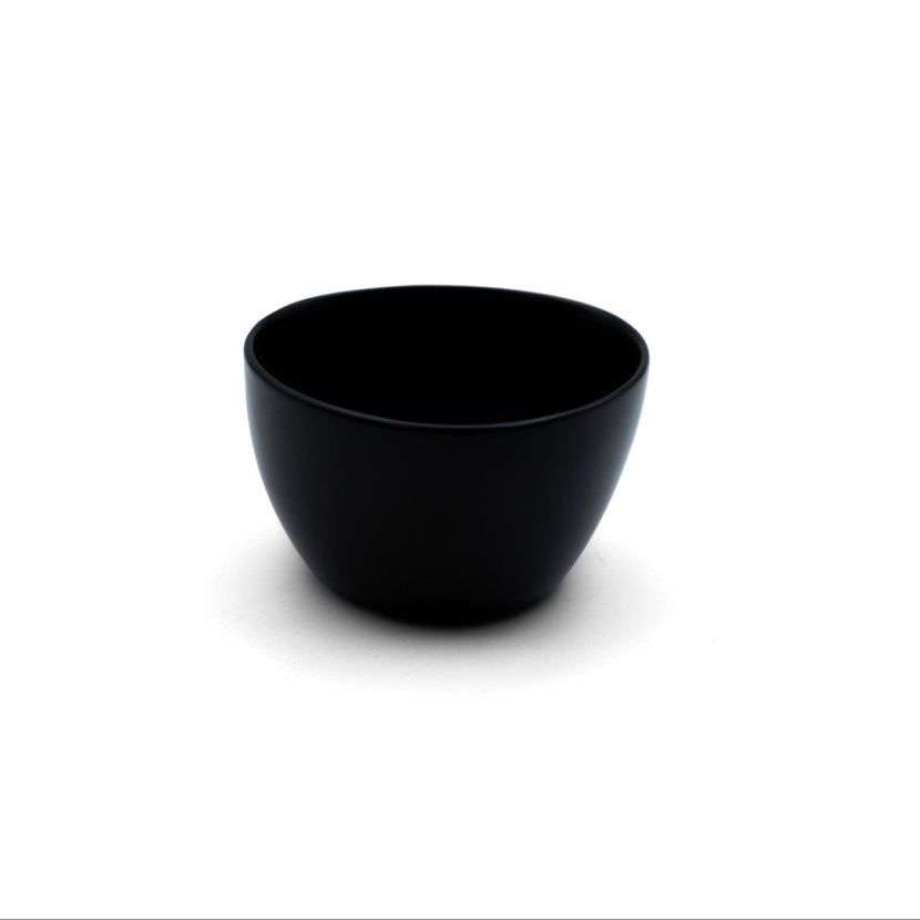 APS Ming koffiekop zwart 185 ml in gebruik - kop voor koffie en thee