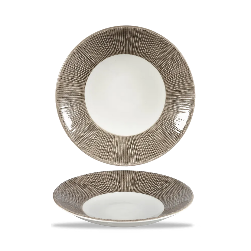 Churchill Bamboo Spinwash Dusk diep coupebord 28,1 cm – keramisch pastabord voor restaurants
